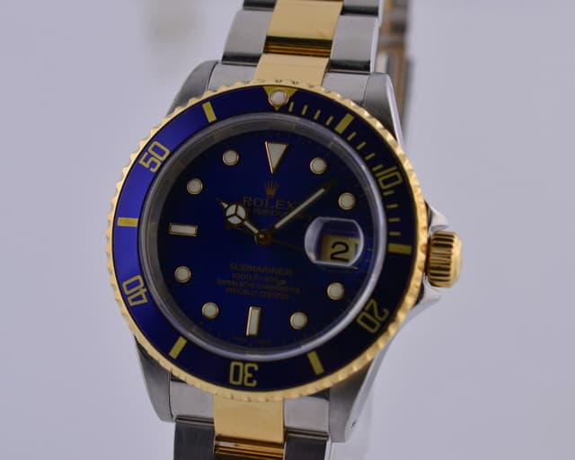 Rolex Submariner 18K / SS Blue Dial 