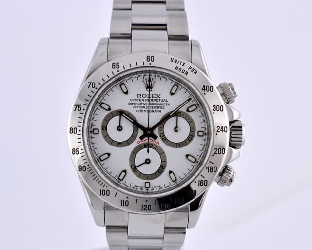 Rolex Daytona SS White Dial