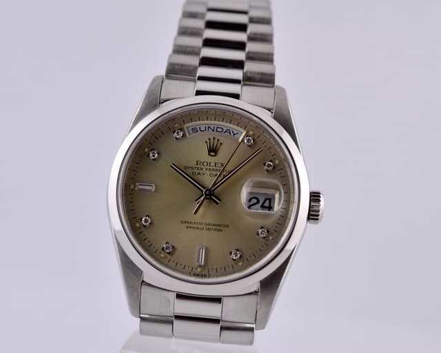 Rolex Day Date President Platinum Cream Dial