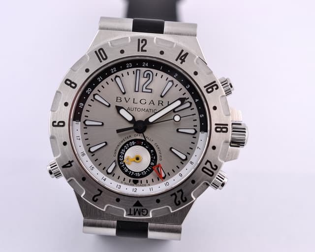 Bulgari Diagono Professional GMT Automatic SS / Rubber