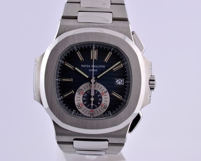 Patek Philippe Nautilus Chronograph Blue Dial SS / SS