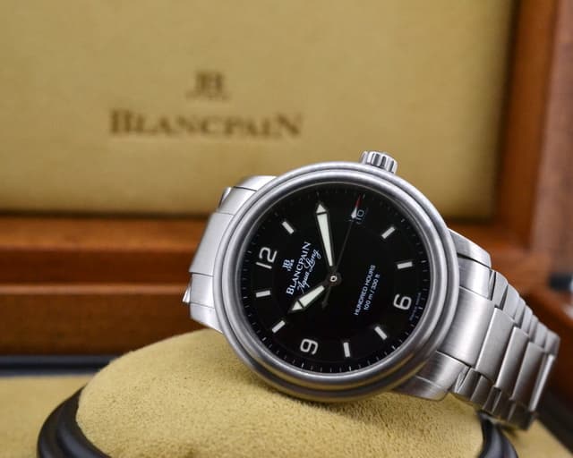 Blancpain Leman Aqualung Ultra Slim Automatic SS / SS