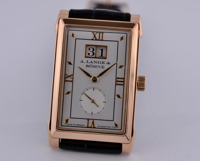 A. Lange and Sohne Cabaret 18K RG Silver Dial