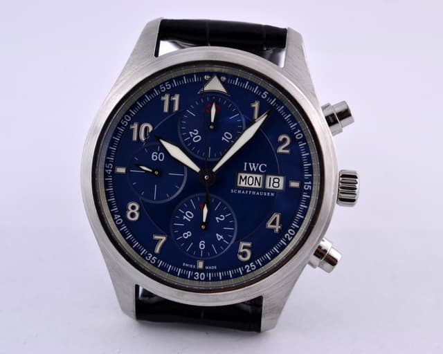 IWC Pilot Chronograph Blue Dial Laureus Limited Edition