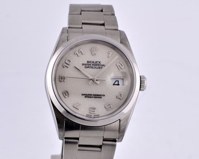 Rolex Datejust Ivory Arabic Dial SS
