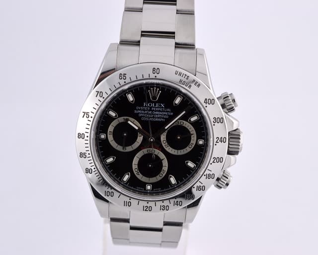 Rolex Daytona SS Black Dial
