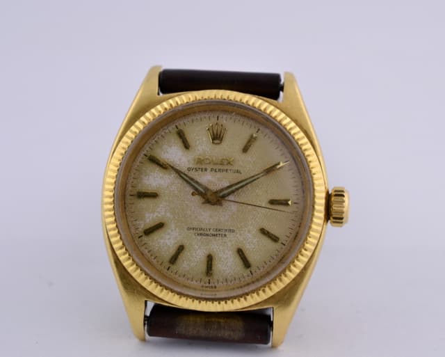 Rolex Breuet Oyster Perpetual 18K YG