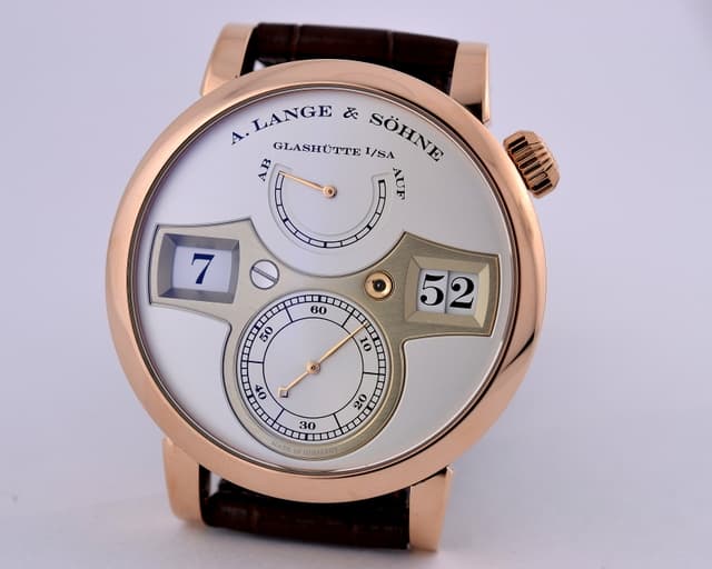 A. Lange and Sohne Zeitwerk 18K RG 