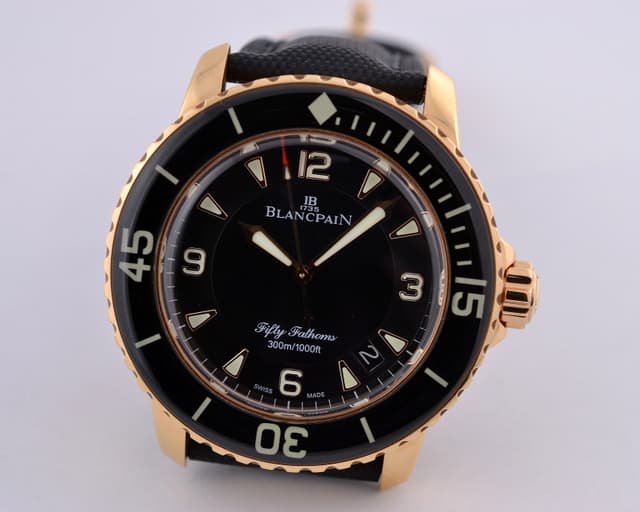 Blancpain Fifty Fathoms 18K RG / Kevlar UNWORN