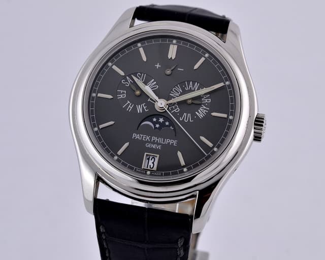 Patek Philippe Annual Calendar Grey Dial Platinum
