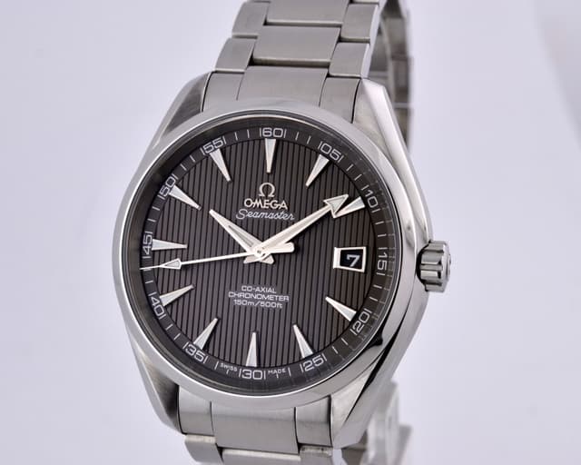 Omega Aqua Terra Co-Axial Chronometer Grey Dial SS / SS 
