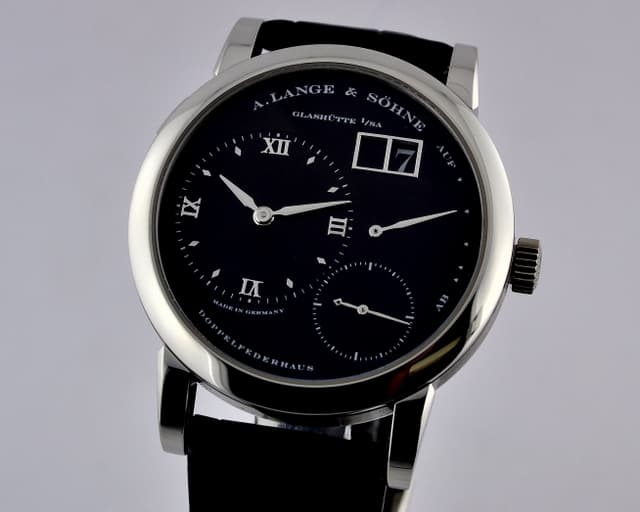 A. Lange and Sohne Lange 1 Platinum Black Dial "DARTH"