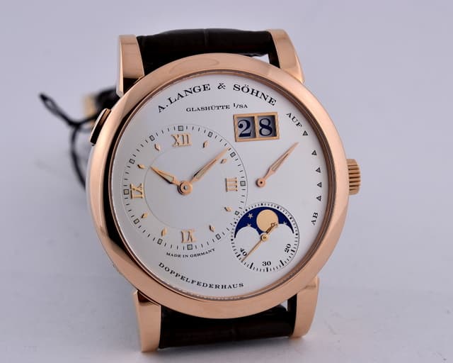 A. Lange and Sohne Lange 1 Moon 18K Rose Gold 38.5MM