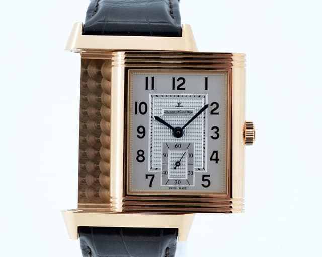 Jaeger-LeCoultre Grande Reverso 976 Silver Dial 18K RG 
