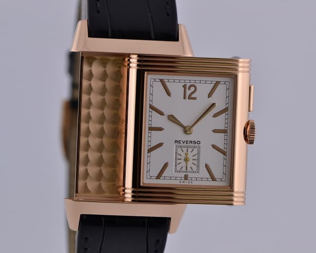 Jaeger LeCoultre Grande Reverso Ultra Thin Duoface 18K Rose Gold 
