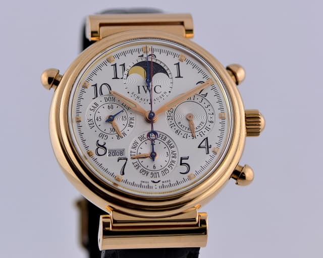 IWC Da Vinci Perpetual Calendar Chronograph Split Second 18K Rose Gold