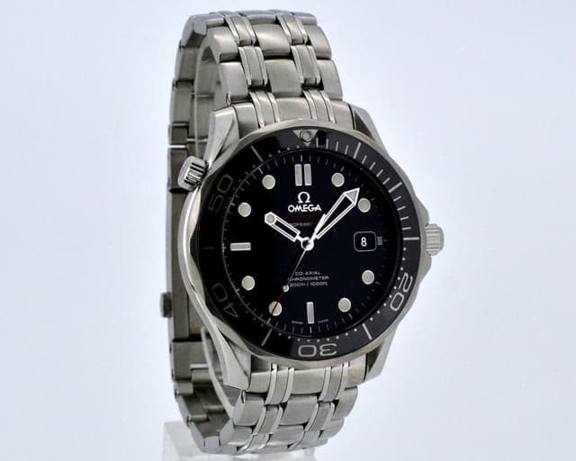 Omega Seamaster Professional SS Co-Axial Black Ceramic Bezel