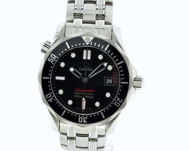 Omega Seamaster 300M SS Quartz Mid-Size Black