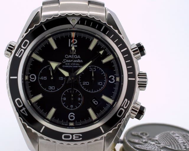 Omega Seamaster Planet Ocean Co-Axial Chronograph SS / SS 