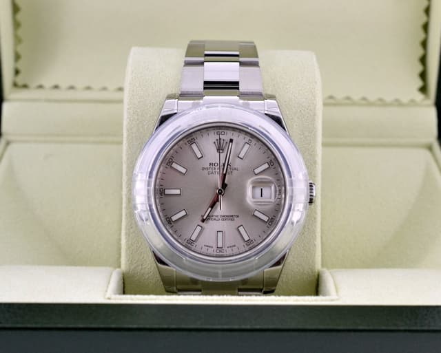 Rolex Datejust II SS Silver Dial 