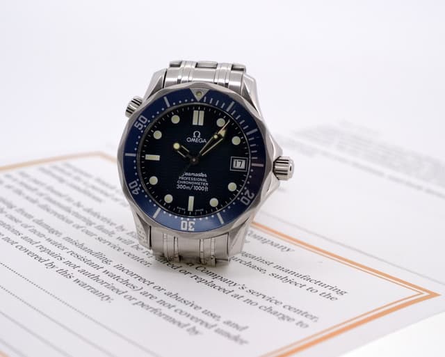 Omega Seamaster Automatic Mid Size Blue Dial SS / SS