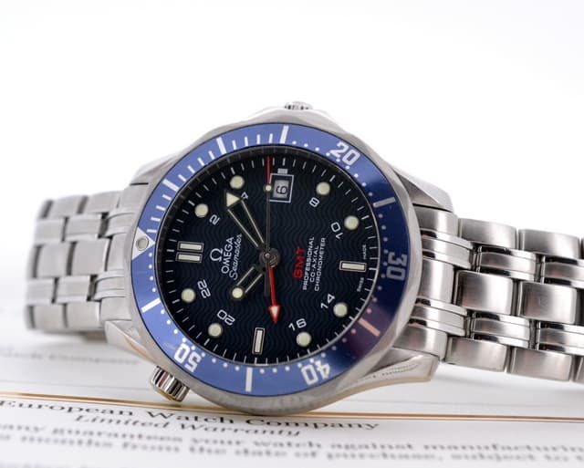 Omega Seamaster Professional Blue GMT SS/SS