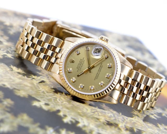 Rolex Datejust Midsize 18K Yellow Gold / Jubilee Diamond Dial