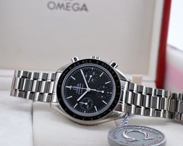 Omega Speedmaster Reduced Black Dial SS / SS