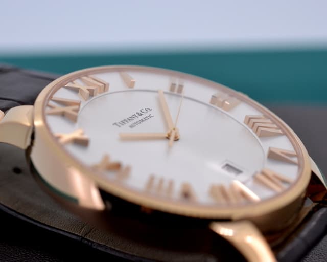 Tiffany & Co Atlas Dome Watch SS Automatic Silver Dial Tiffany Atlas Dome Automatic 18K Rose Gold Silver Dial 42MM  main image 4