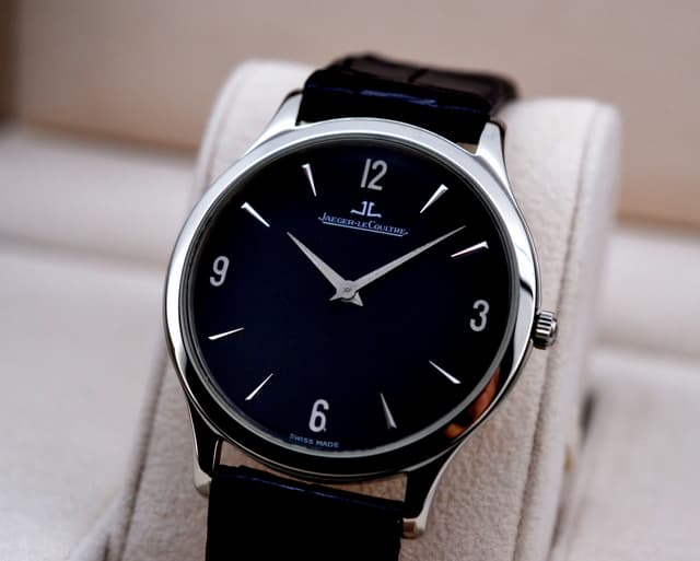 Jaeger LeCoultre Master Ultra Thin SS / Black Dial 