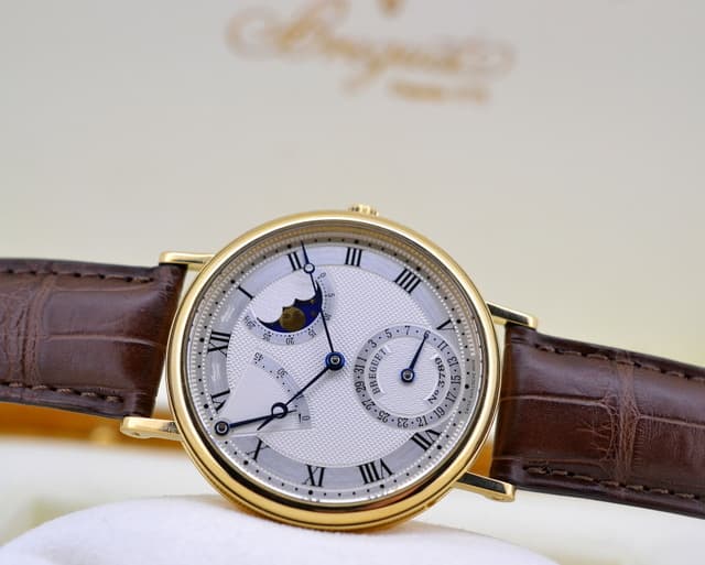 Breguet Classique Power Reserve Moon 18K Yellow Gold 
