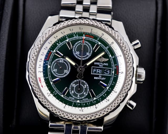 Breitling Bentley GT II Green Dial SS / SS 