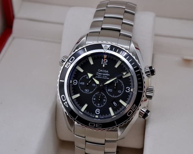 Omega Seamaster Planet Ocean Co-Axial Chronograph SS / SS 