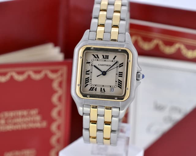 Cartier Panthere Medium Quartz 18K Yellow Gold / SS 
