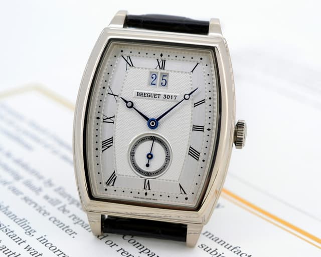 Breguet Hertitage Big Date 18K White Gold