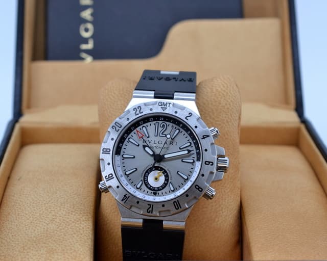 Bulgari Diagono Professional GMT Automatic SS / Rubber