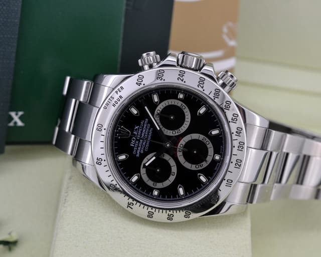 Rolex Daytona SS Black Dial 