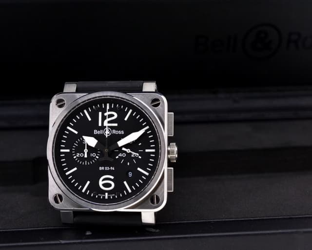 Bell & Ross BR 03-94 Chronograph 
Automatic SS / Rubber