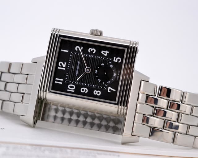 Jaeger-LeCoultre Grande Reverso 976 Black Dial SS / SS
