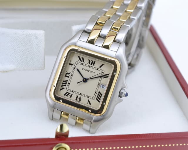 Cartier Panthere Large Quartz 18K Yellow Gold / SS 
