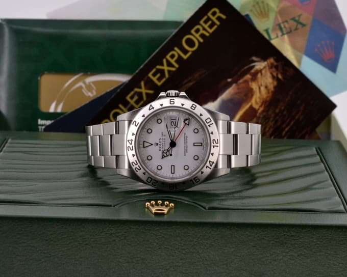 Rolex Explorer II White Dial 