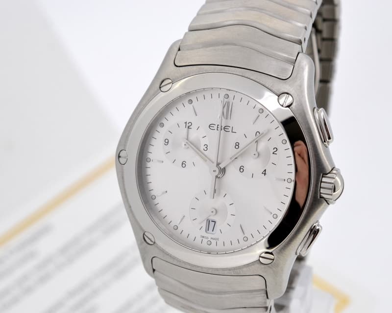 Ebel Classic Wave Chronograph Quartz SS / SS