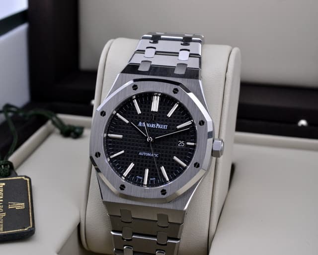Audemars Piguet Royal Oak Black Dial SS / SS 
