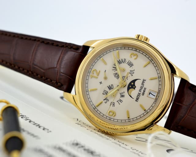 Patek Philippe Annual Calendar Cream Dial 18K Yellow Gold