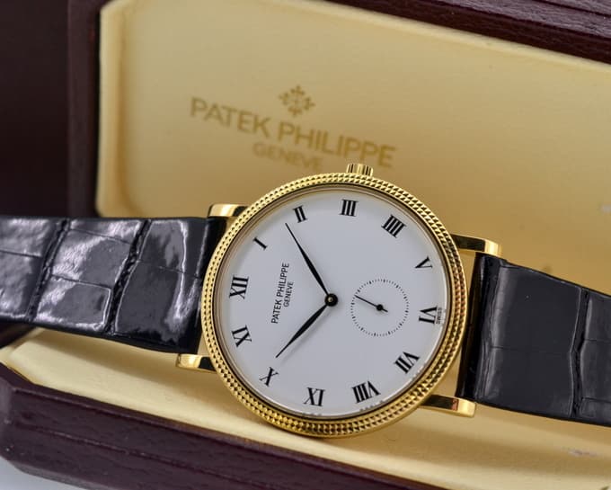 Patek Philippe Calatrava Manual Wind 18K Yellow Gold 