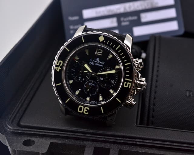 Blancpain Fifty Fathoms Flyback Chronograph SS / Kevlar