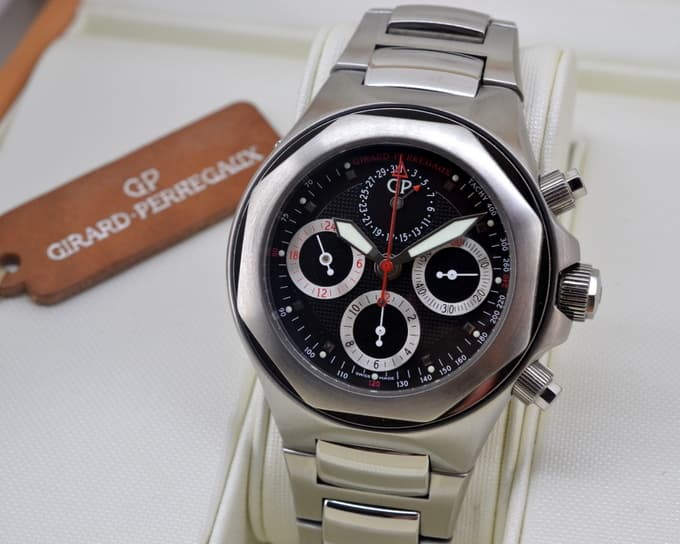 Girard Perregaux Laureato EVO3 Black Dial SS / SS 
