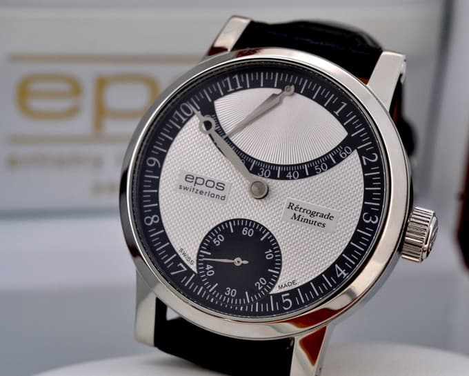 Epos Collection Sophistiquee Retrograde Minute SS