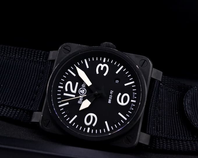 Bell & Ross Aviation Black Dial / Black PVD