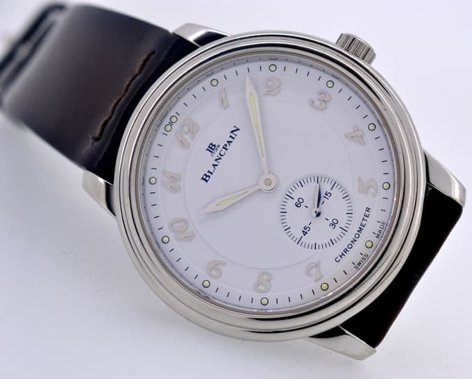 Blancpain Ultra Thin White Dial
Manual Wind Chronometer SS